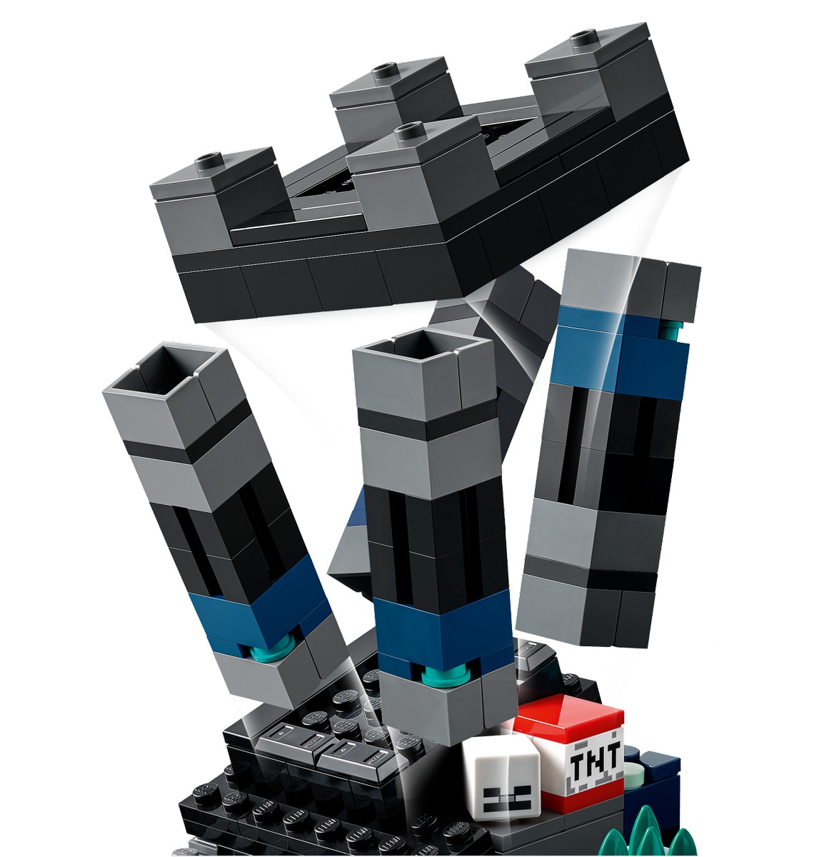 Битва в глубинной тьме Конструктор Minecraft совместим с LEGO 21246