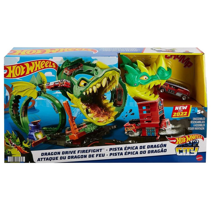 Hot Wheels Драконий драйв Перестрелка HDP03