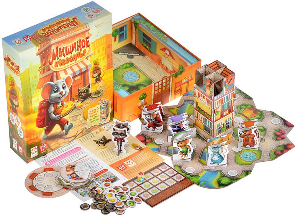 Настольная игра Мышиное новоселье Стиль Жизни RCG001
