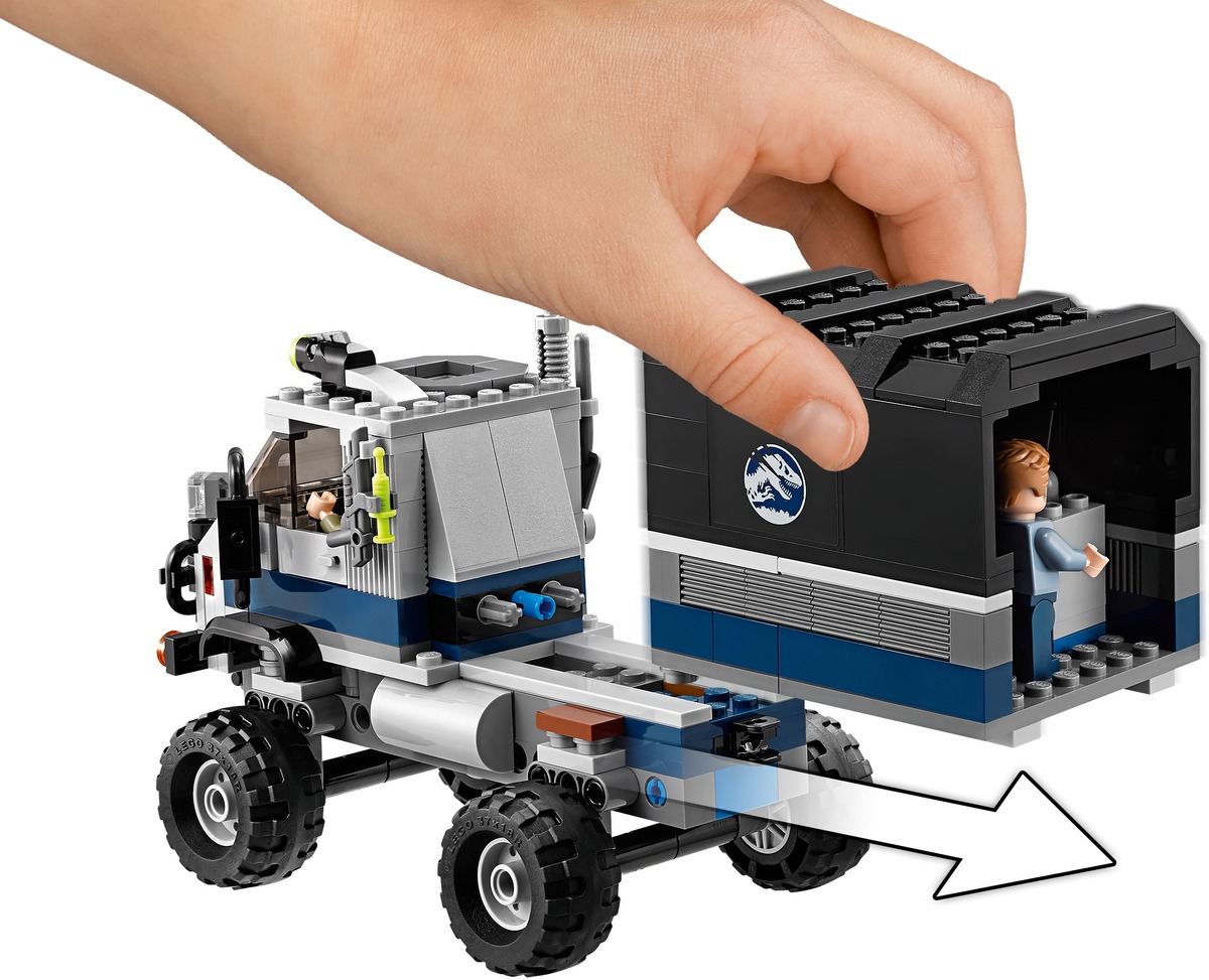 Побег в гиросфере от карнотавра Jurassic World Конструктор совместим с LEGO 75929