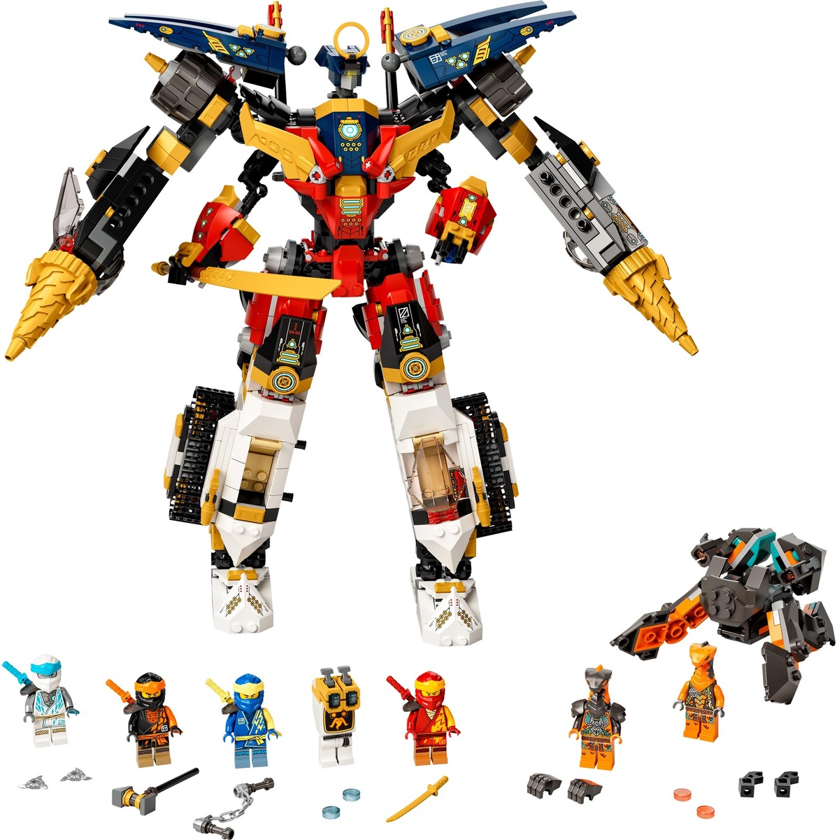 Ультра-комбо-робот ниндзя Ninjago Конструктор совместим с LEGO 71765