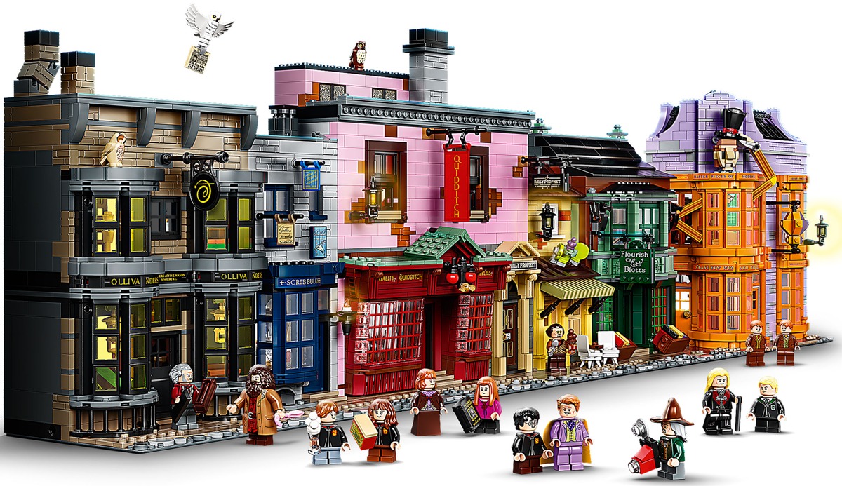 Косой переулок Harry Potter Конструктор совместим с LEGO 75978