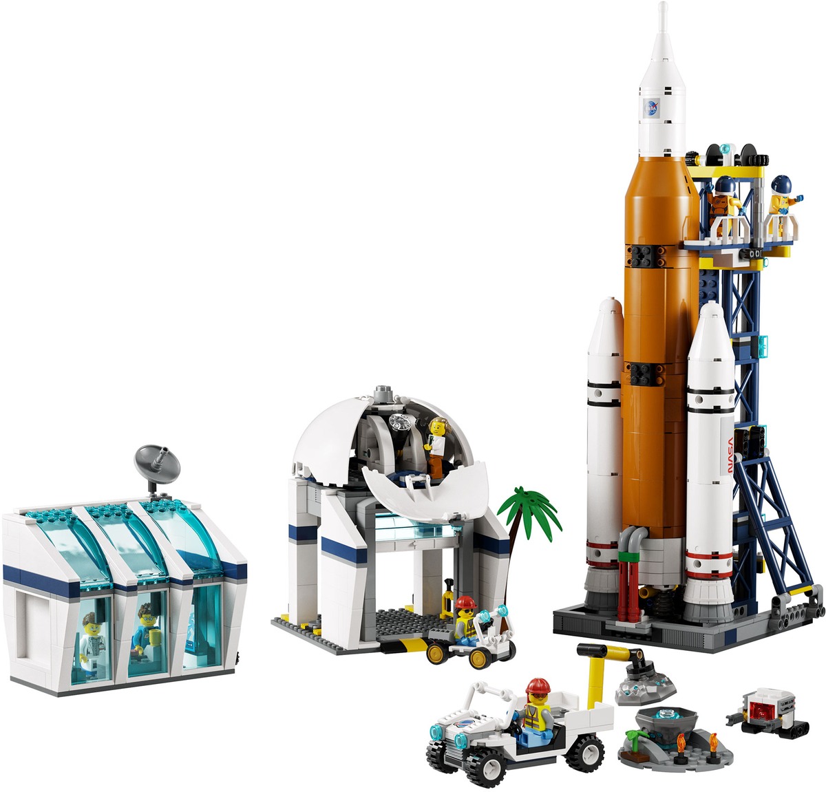 Конструктор City Космодром совместим с LEGO 60351