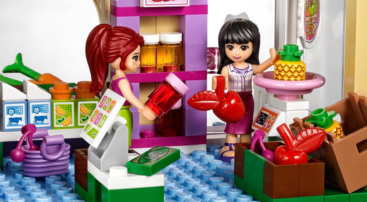 Продуктовый рынок Friends Конструктор совместим с LEGO 41108