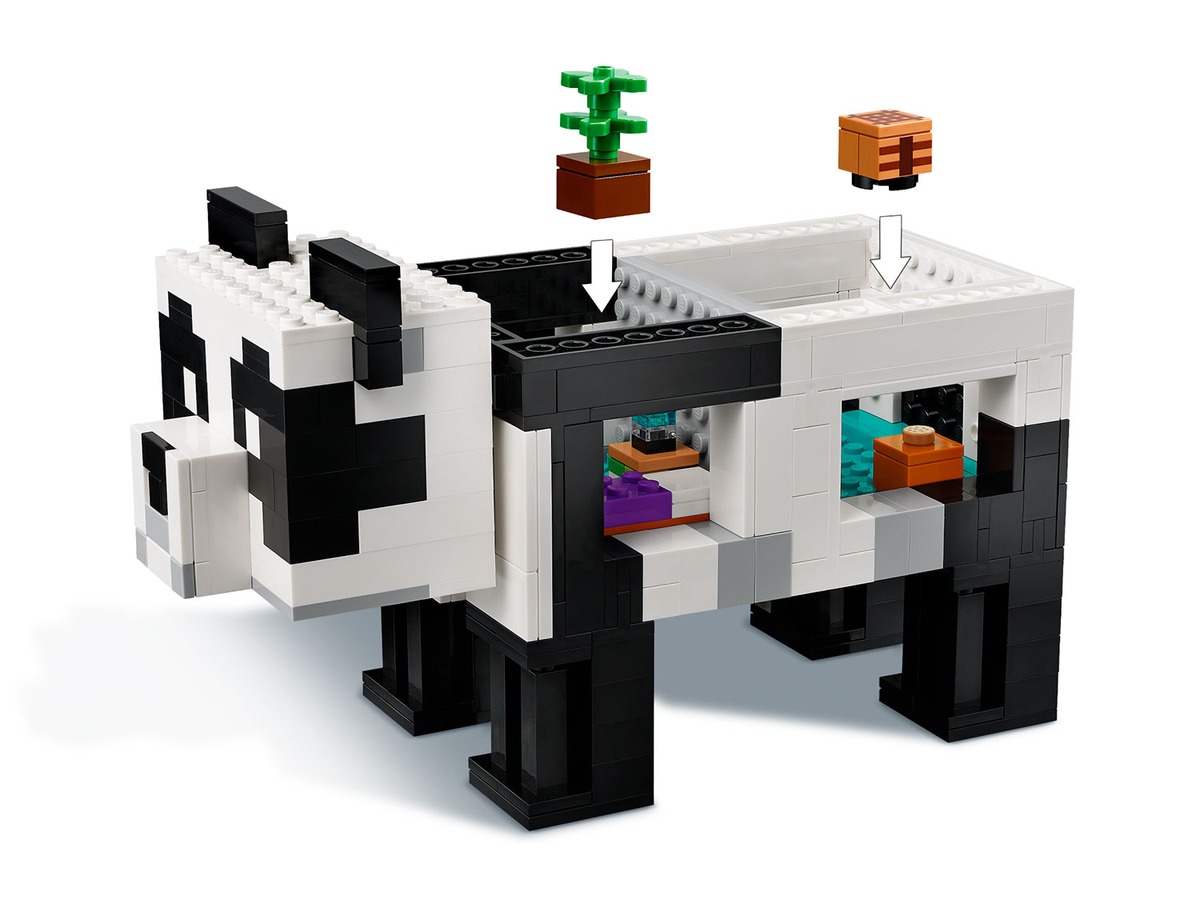 Minecraft Дом панды Конструктор совместим с LEGO 21245