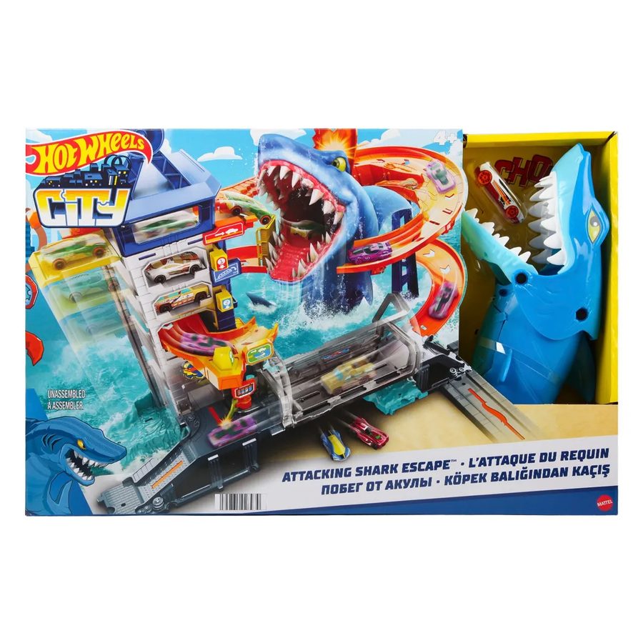 Побег от акулы Автотрек Hot Wheels HDP06