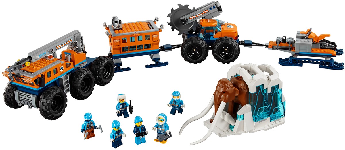 Передвижная арктическая база Конструктор City совместим с LEGO 60195