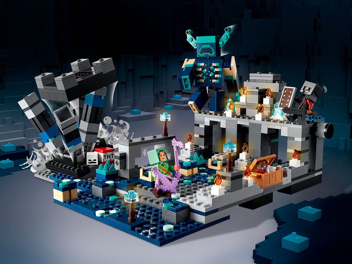 Битва в глубинной тьме Конструктор Minecraft совместим с LEGO 21246