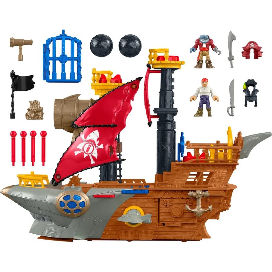 Пиратский корабль Акула Imaginext Игровой набор DHH61