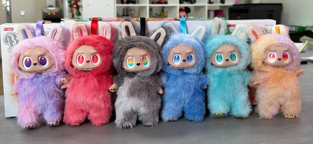 Фигурки Монстры Лабубу 6 шт, 17 см