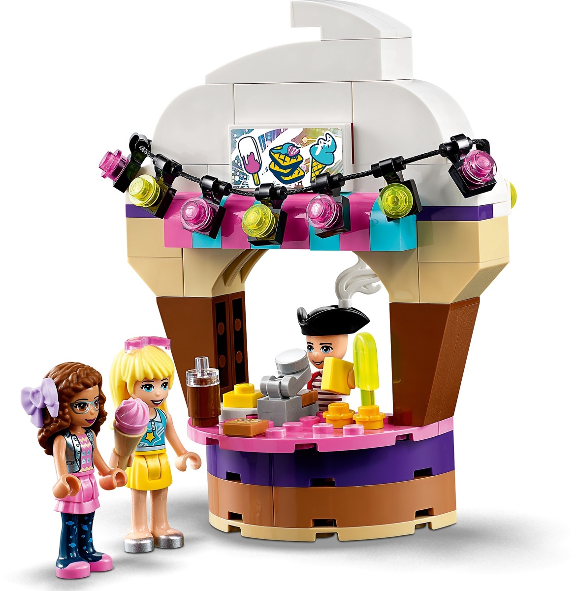 Конструктор Friends Прибрежный парк развлечений совместим с LEGO 41375