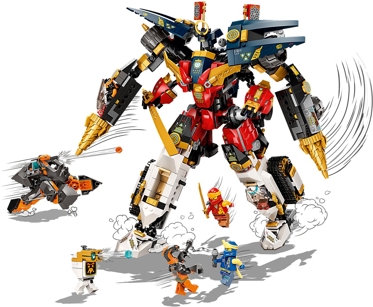Ультра-комбо-робот ниндзя Ninjago Конструктор совместим с LEGO 71765