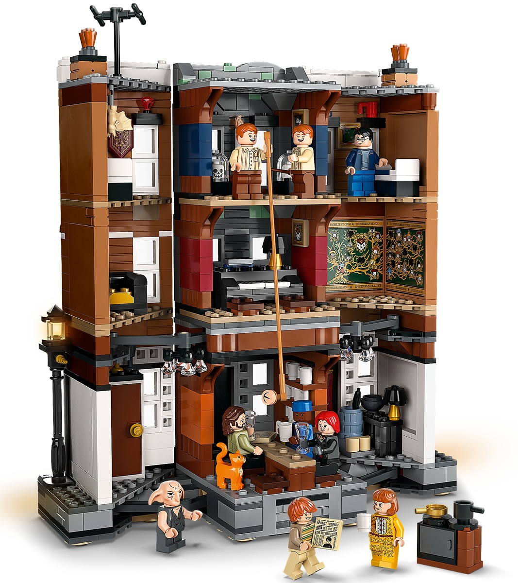Площадь Гриммо дом 12 Harry Potter Конструктор совместим с LEGO 76408