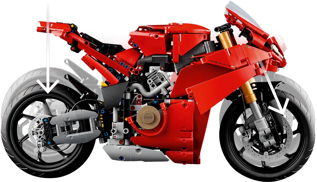 Мотоцикл Ducati Panigale V4 S Конструктор совместим с LEGO 42202