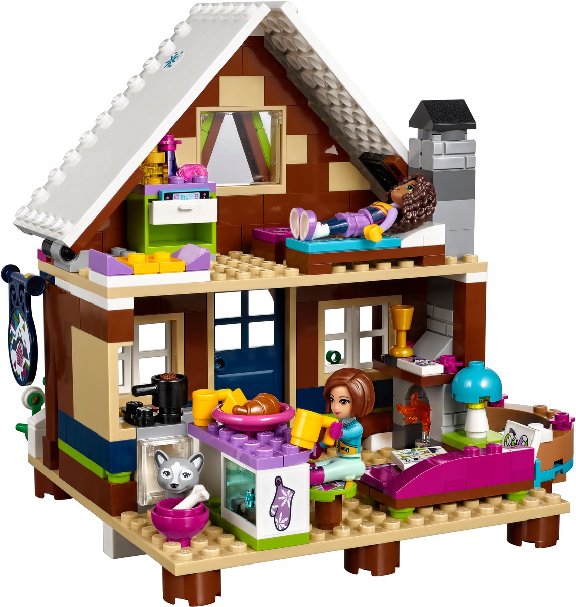 Горнолыжный курорт: Шале Friends Конструктор совместим с LEGO 41323
