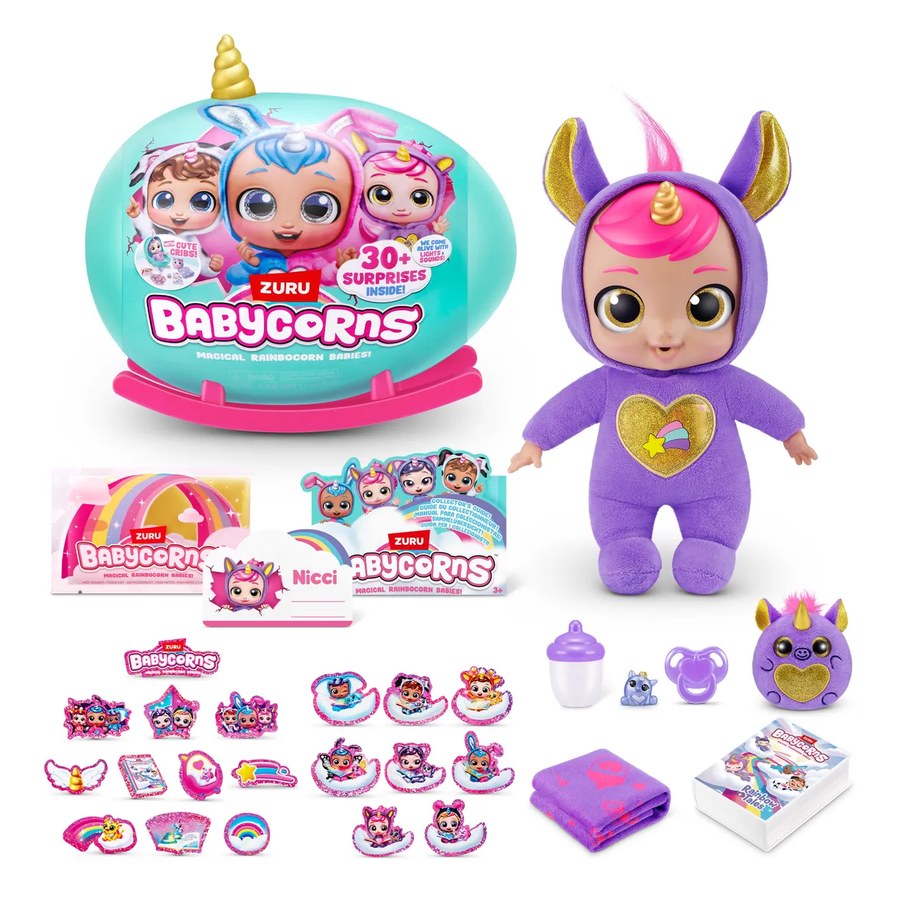 Кукла пупс Babycorns 30 сюрпризов большой 92108