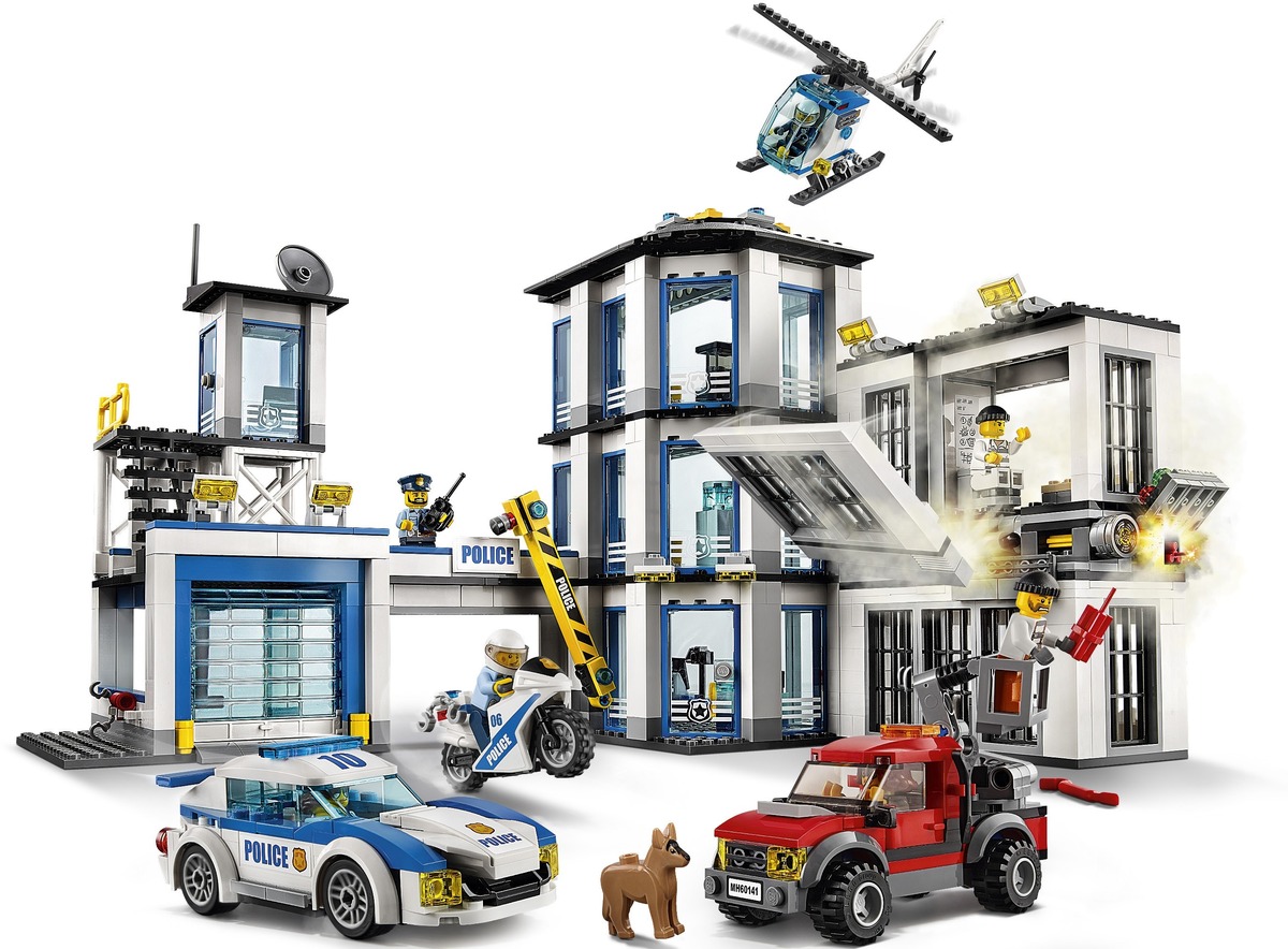 Конструктор City Полицейский участок совместим с LEGO 60141