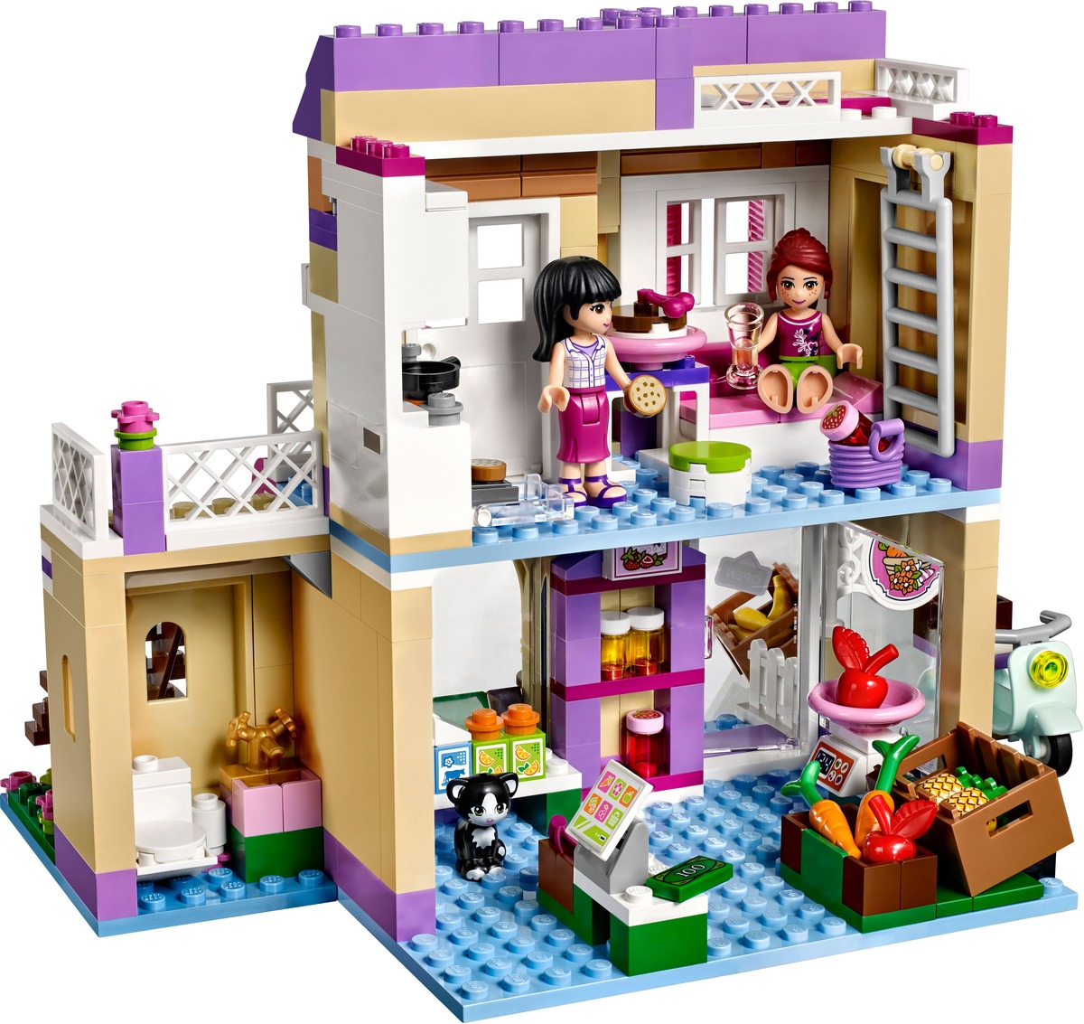 Продуктовый рынок Friends Конструктор совместим с LEGO 41108
