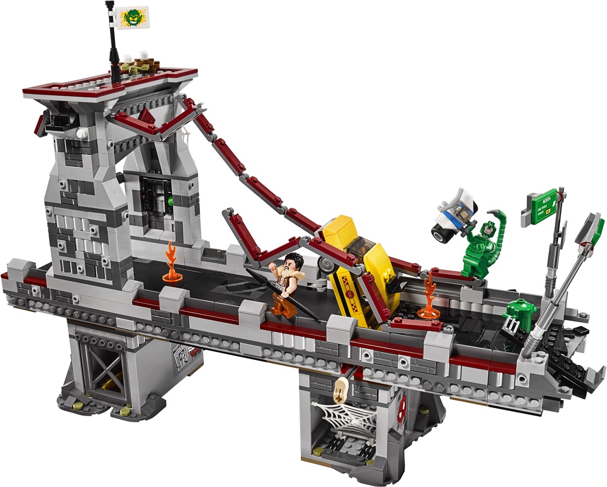 Конструктор Marvel Человек-паук: последний бой воинов паутины совместим с LEGO 76057