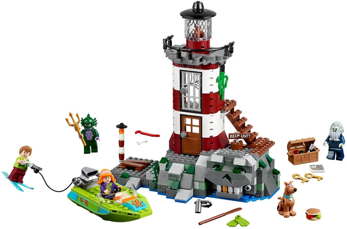 Маяк с призраками Конструктор Скуби-Ду совместим с LEGO 75903