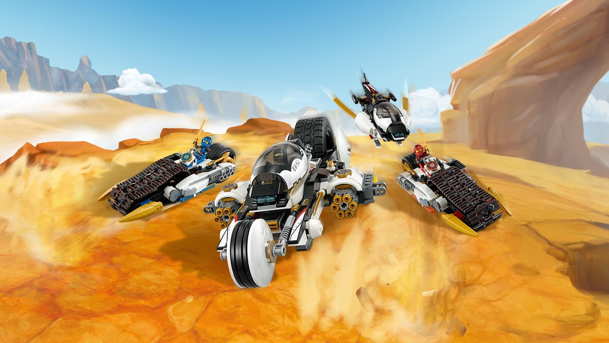 Внедорожник с суперсистемой маскировки Ninjago Конструктор совместим с LEGO 70595