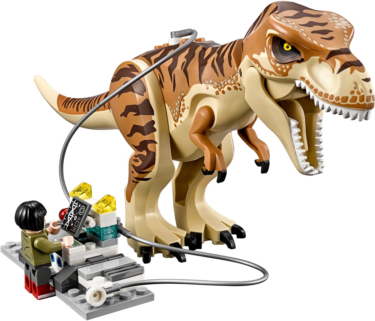 Транспорт для перевозки Ти-Рекса Jurassic World Конструктор совместим с LEGO 75933