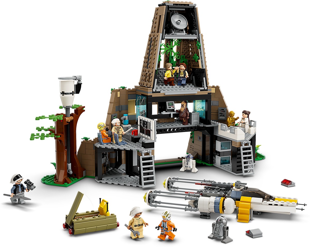 Star Wars Конструктор База повстанцев Явин-4 совместим с LEGO 75365