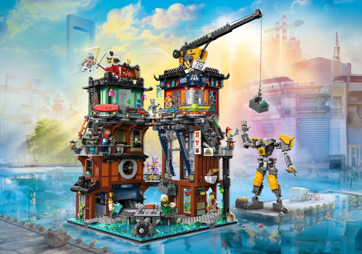 Городские мастерские Ninjago Конструктор совместим с LEGO 71837