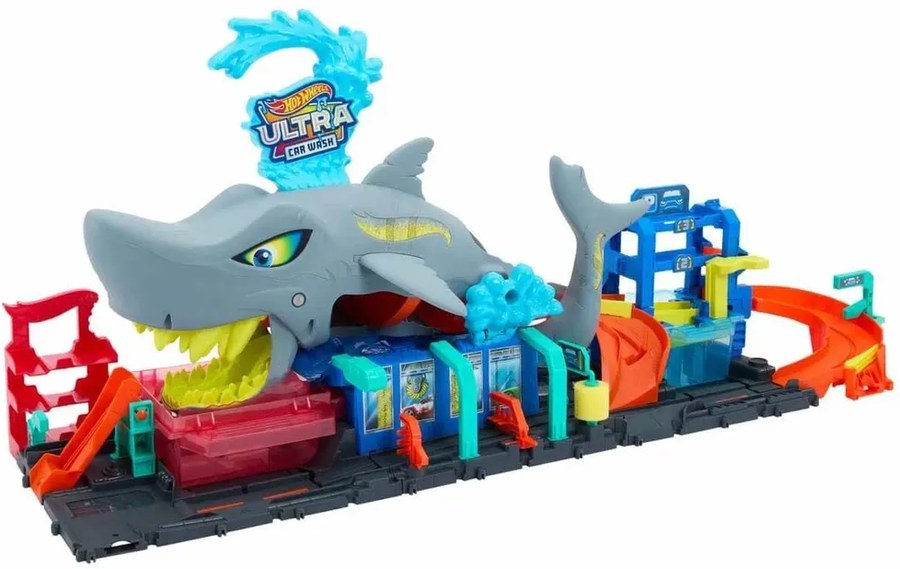Автомойка Акула Hot Wheels Игровой набор HTN82
