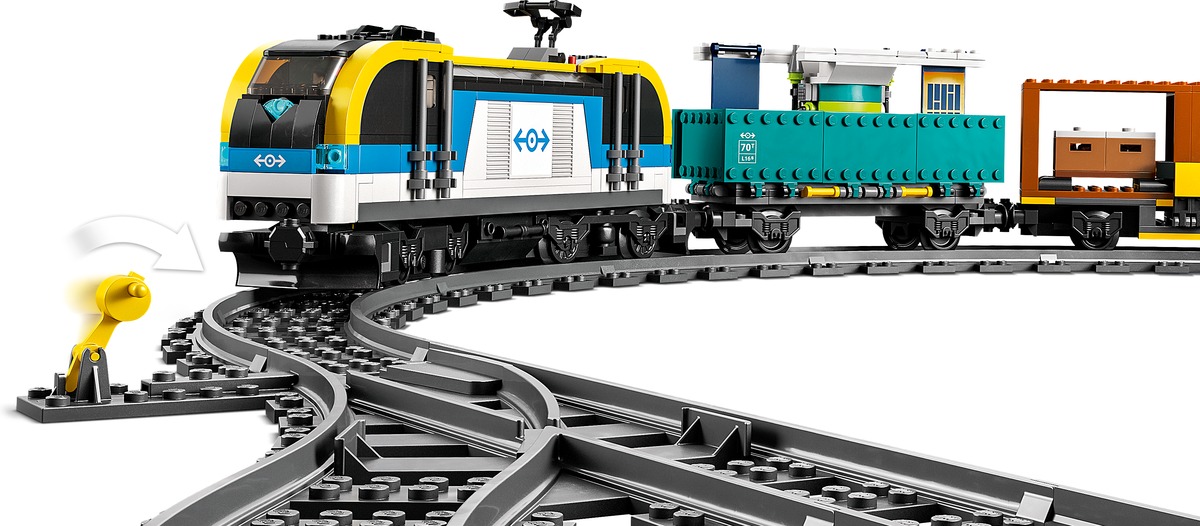 Конструктор City Грузовой поезд совместим с LEGO 60336