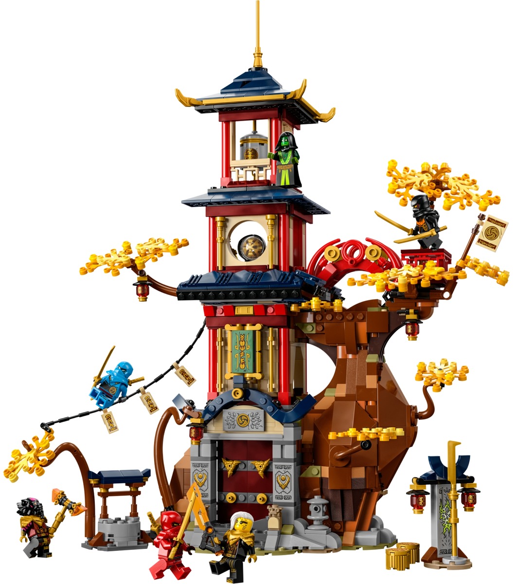 Конструктор Ninjago Храм энергетических ядер Дракона совместим с LEGO 71795