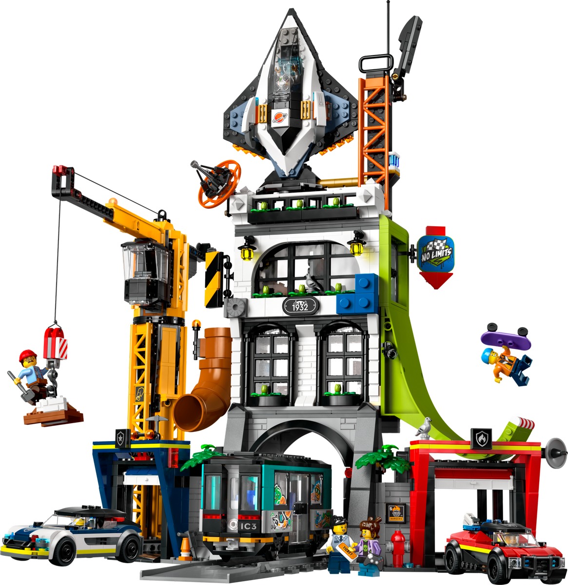 Конструктор City Городская башня совместим с LEGO 60473