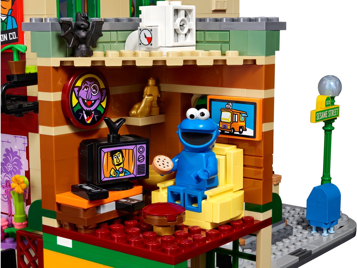 Конструктор Улица Сезам, 123 совместим с LEGO 21324