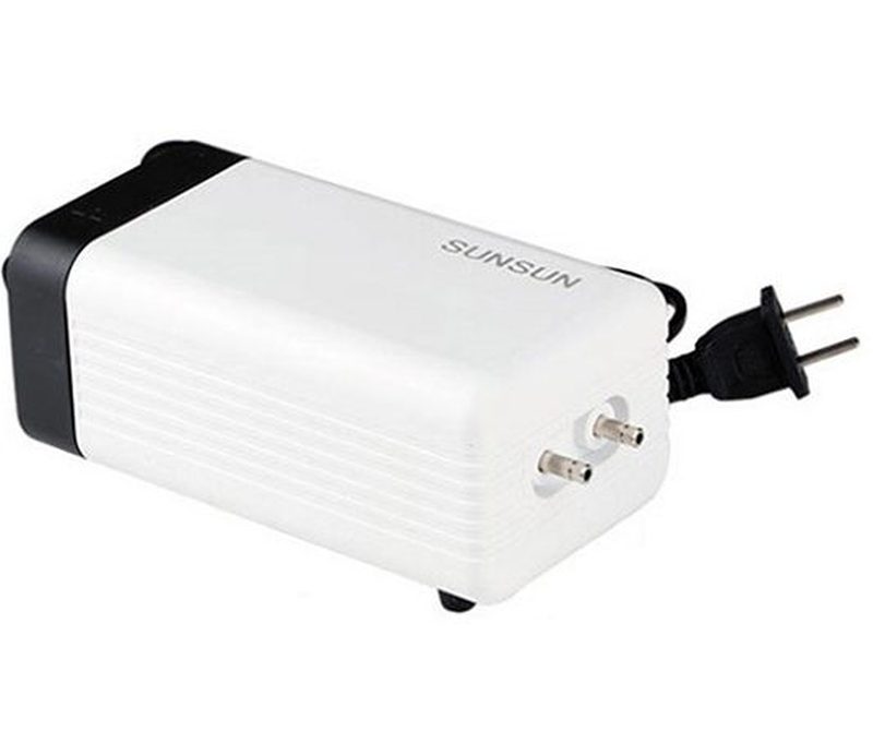 Компрессор SUNSUN CT-402 регулируемый двухканальный для аквариума до 350л