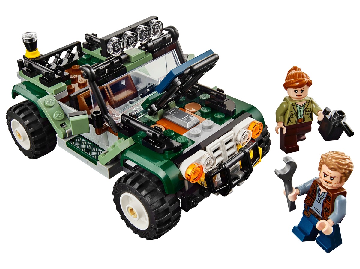 Jurassic World Конструктор Поединок с бариониксом Охота за сокровищами совместим с LEGO 75935