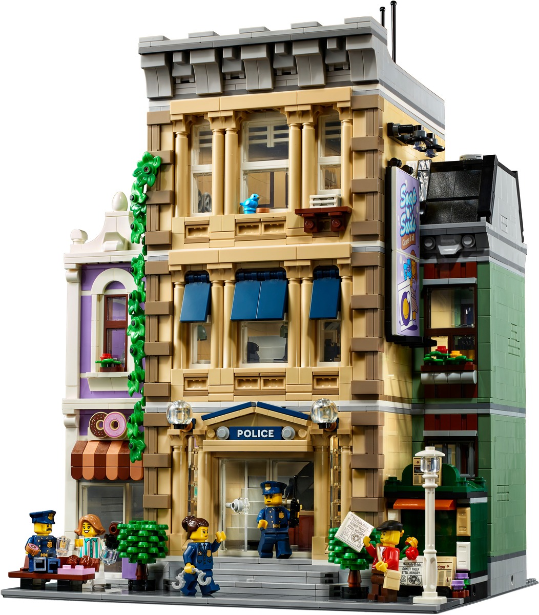 Полицейский участок Конструктор совместим с LEGO 10278