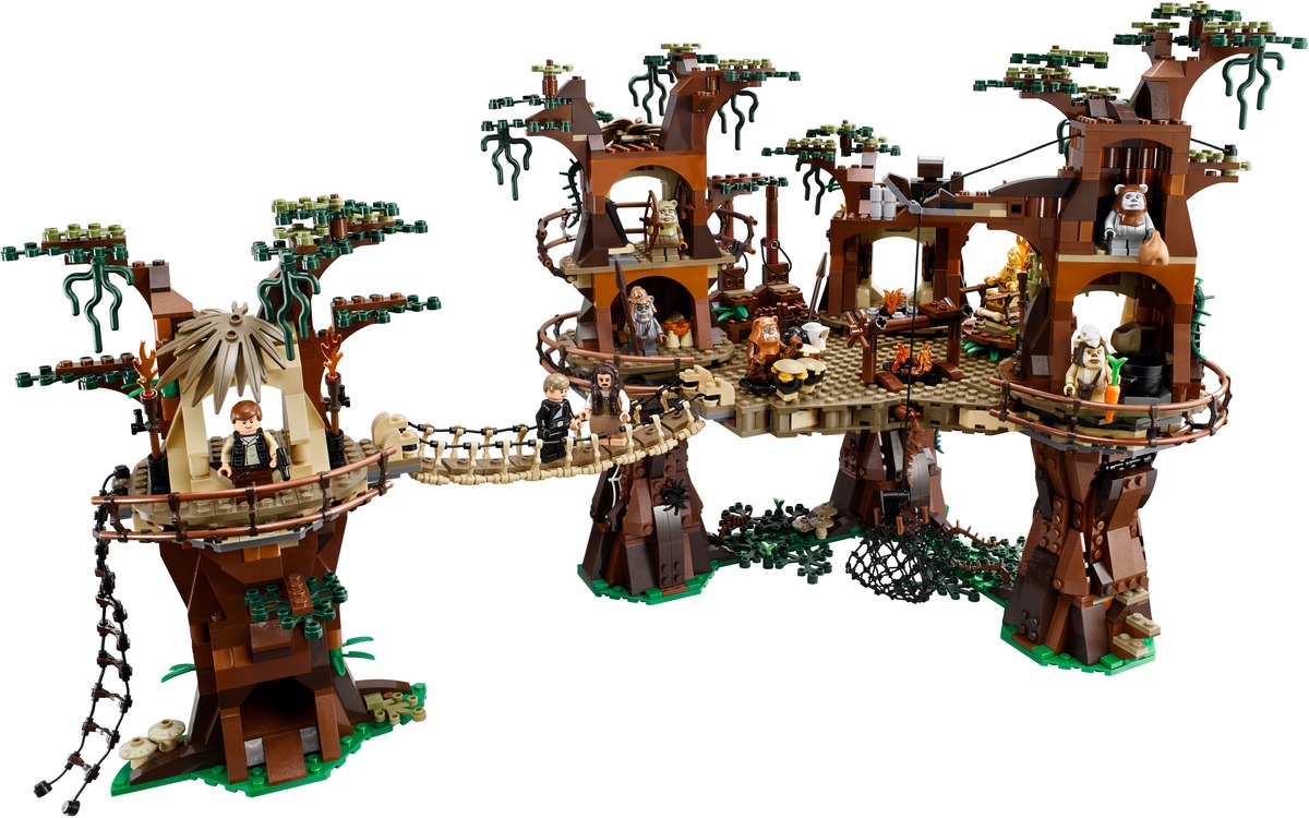 Деревня Эвоков Star Wars Конструктор совместим с LEGO 10236