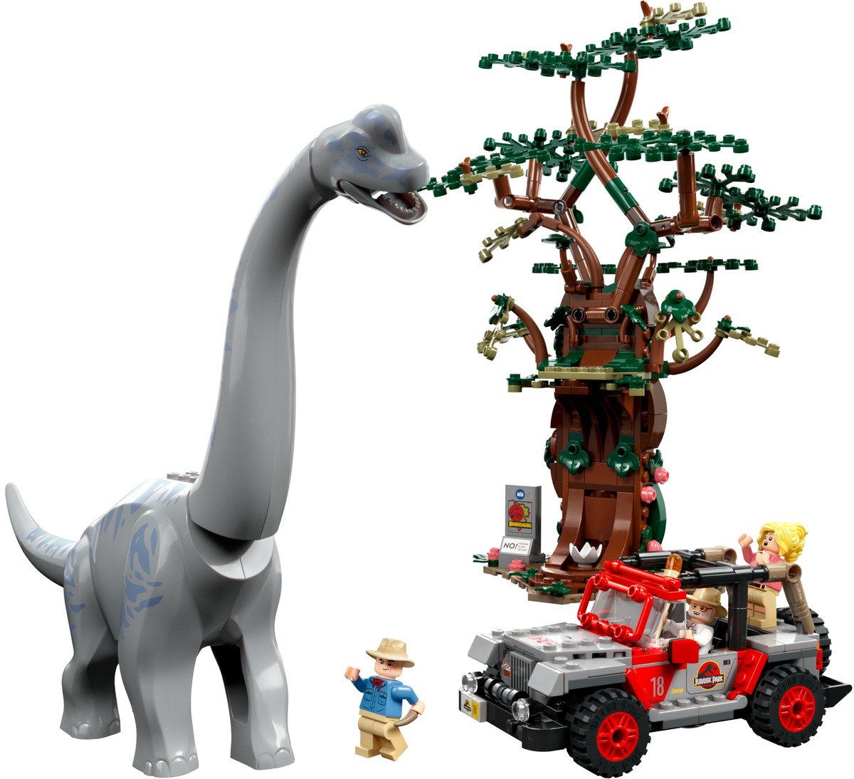 Встреча с Брахиозавром Jurassic World Конструктор совместим с LEGO 76960