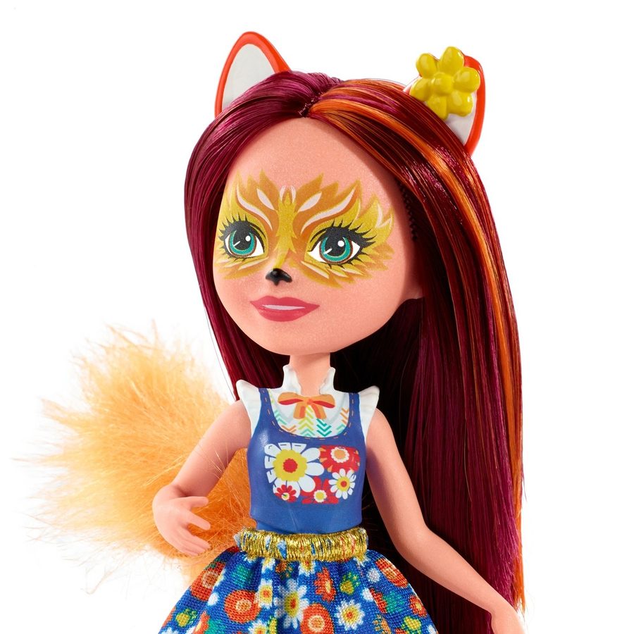 Enchantimals Кукла Фелисити Лис и Флик FXM71