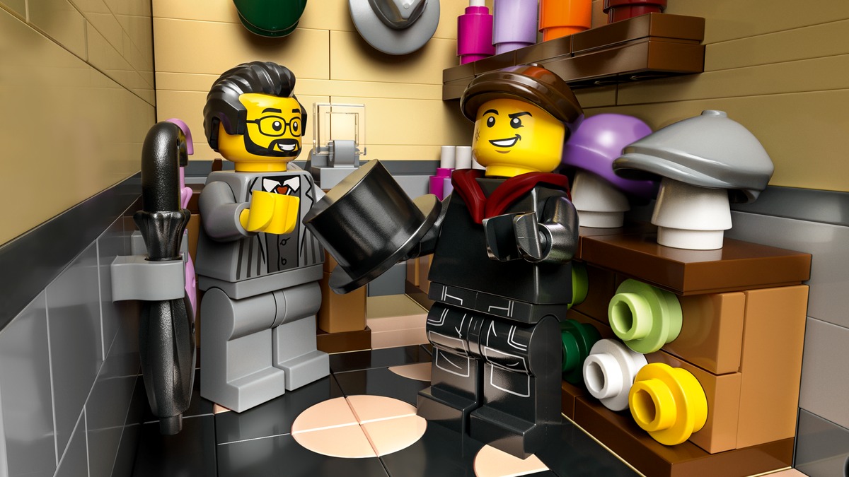 Дом на углу в стиле Тюдоров Конструктор совместим с LEGO 10350