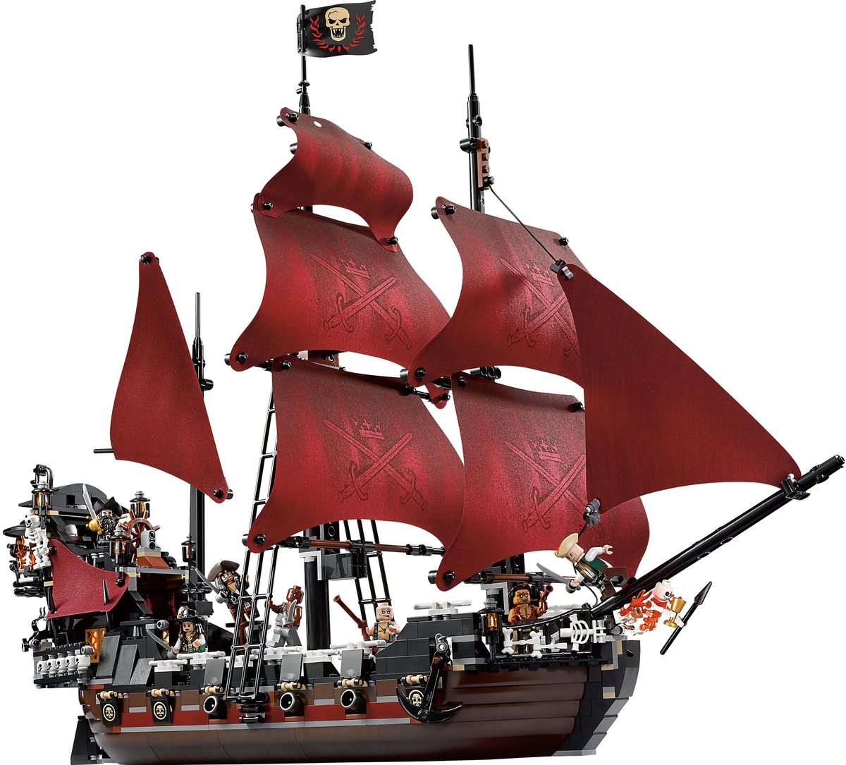 Конструктор Месть королевы Анны Пираты Карибского моря Disney совместим с LEGO 4195