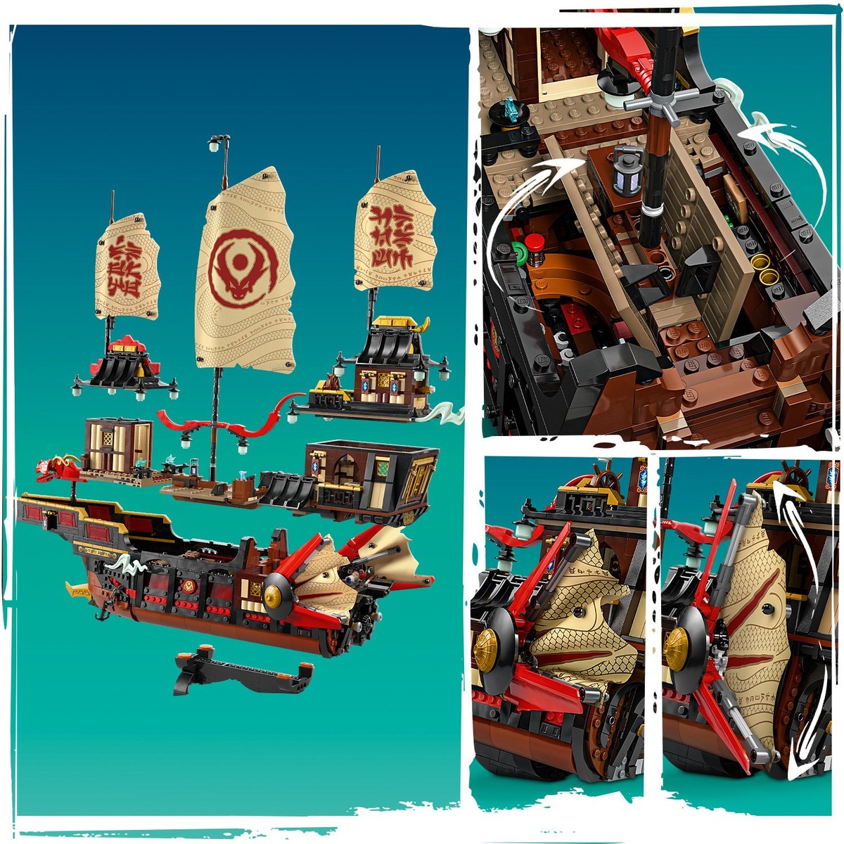 Храм Щедрости Ninjago Конструктор совместим с LEGO 71848