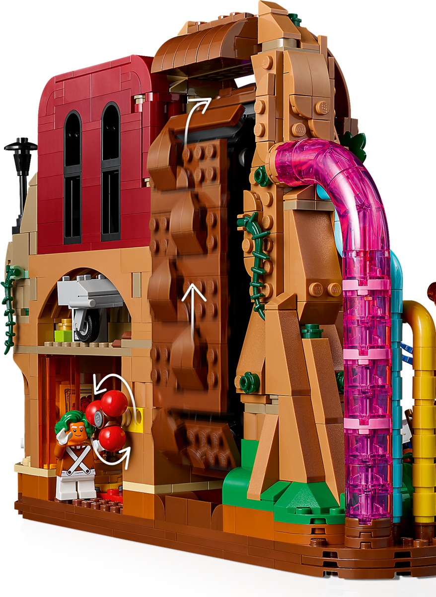 Вилли Вонка и шоколадная фабрика Конструктор совместим с LEGO 21360