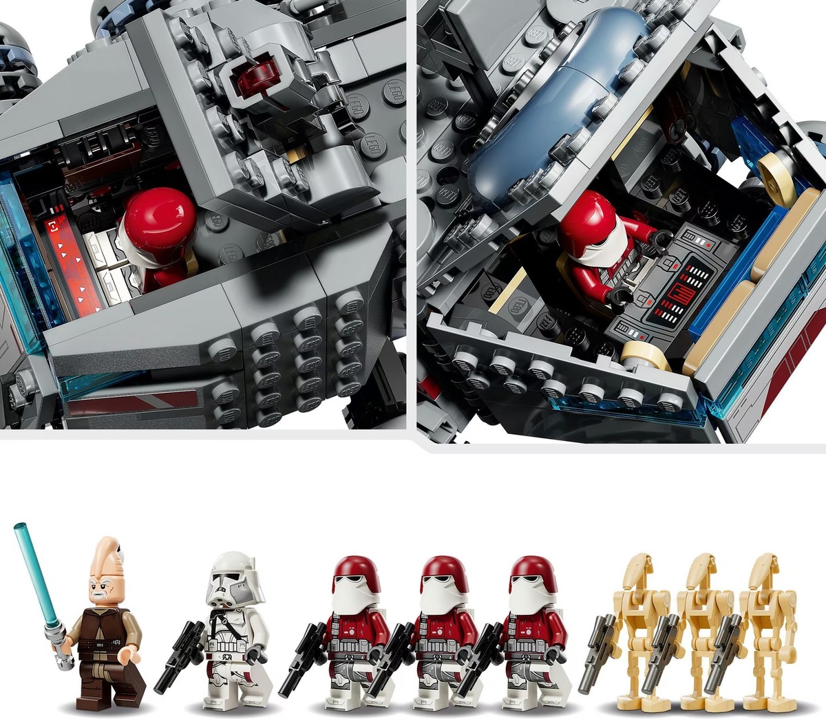 Республиканский Джаггернаут Star Wars Конструктор совместим с LEGO 75413