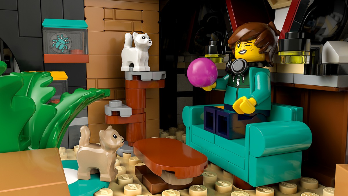 Дом на углу в стиле Тюдоров Конструктор совместим с LEGO 10350