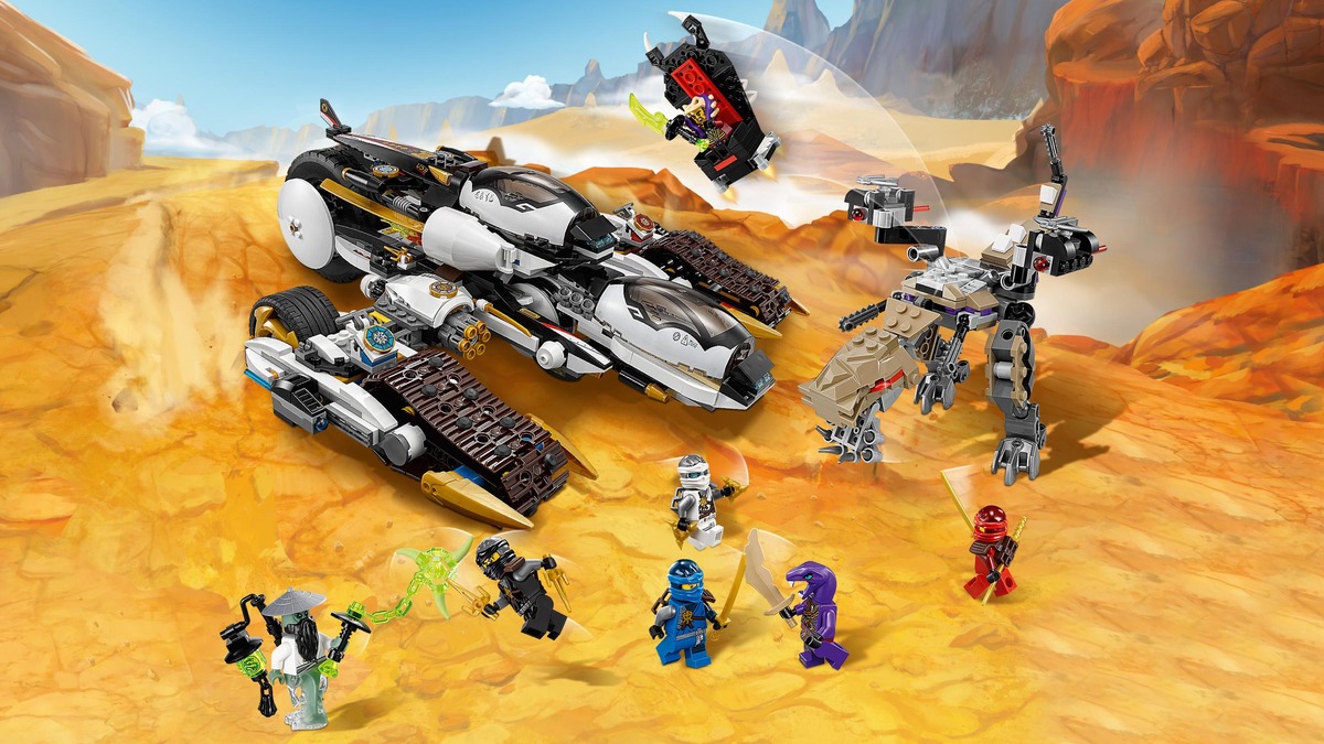 Внедорожник с суперсистемой маскировки Ninjago Конструктор совместим с LEGO 70595