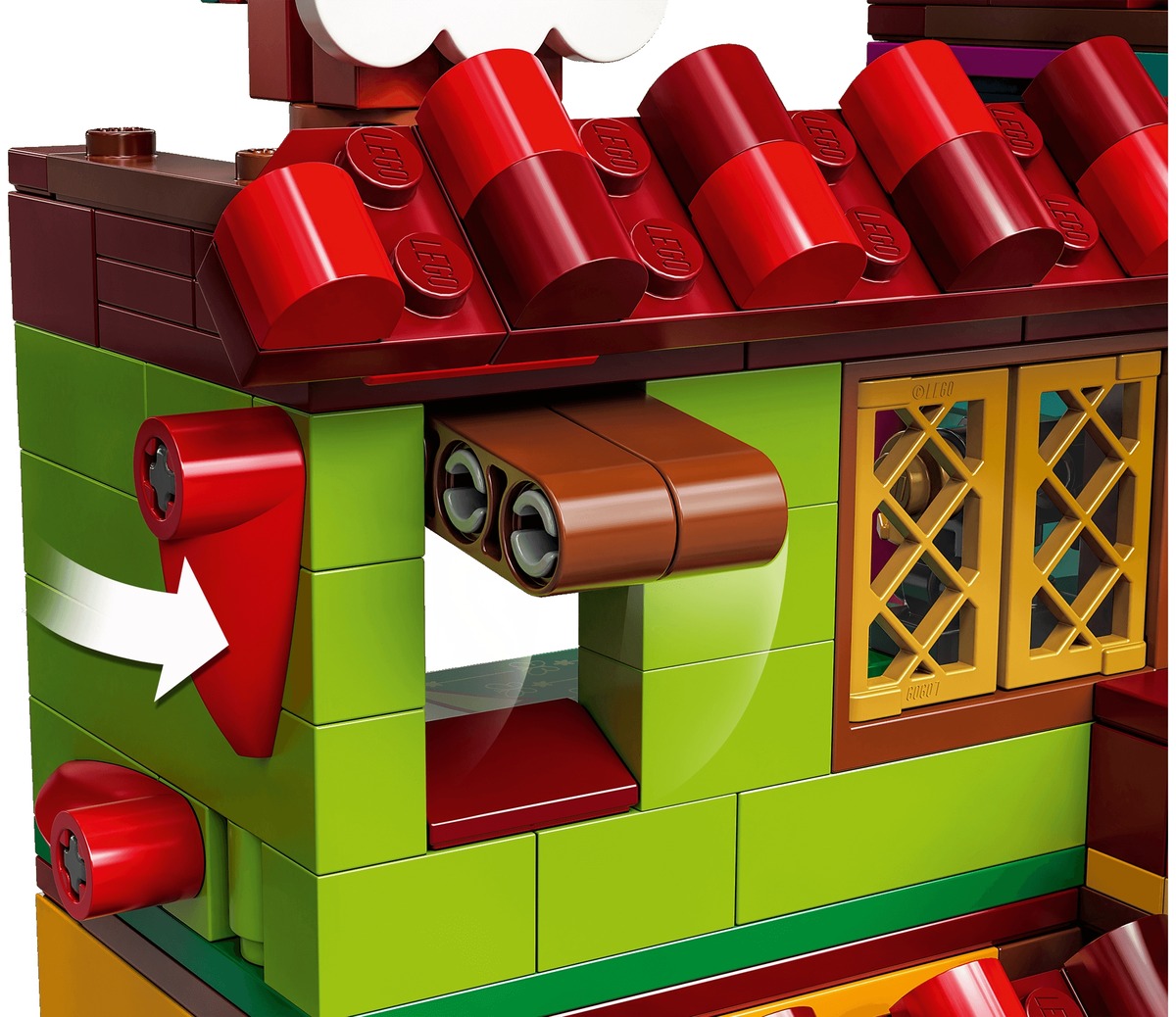 Дом семьи Мадригал Disney Конструктор совместим с LEGO 43202