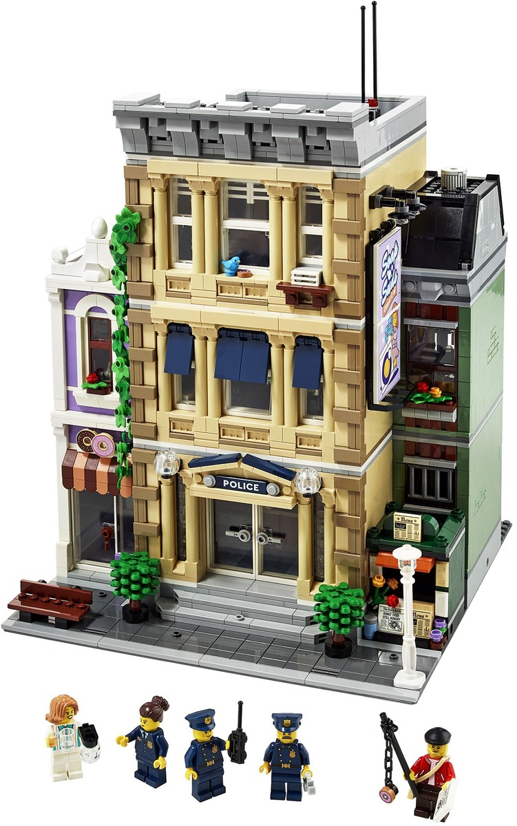 Полицейский участок Конструктор совместим с LEGO 10278