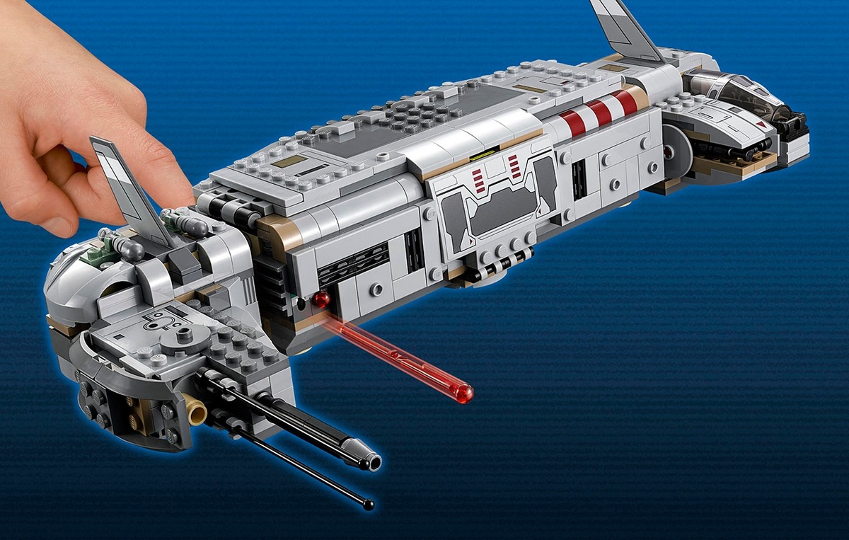 Конструктор Star Wars Военный транспорт Сопротивления совместим с LEGO 75140