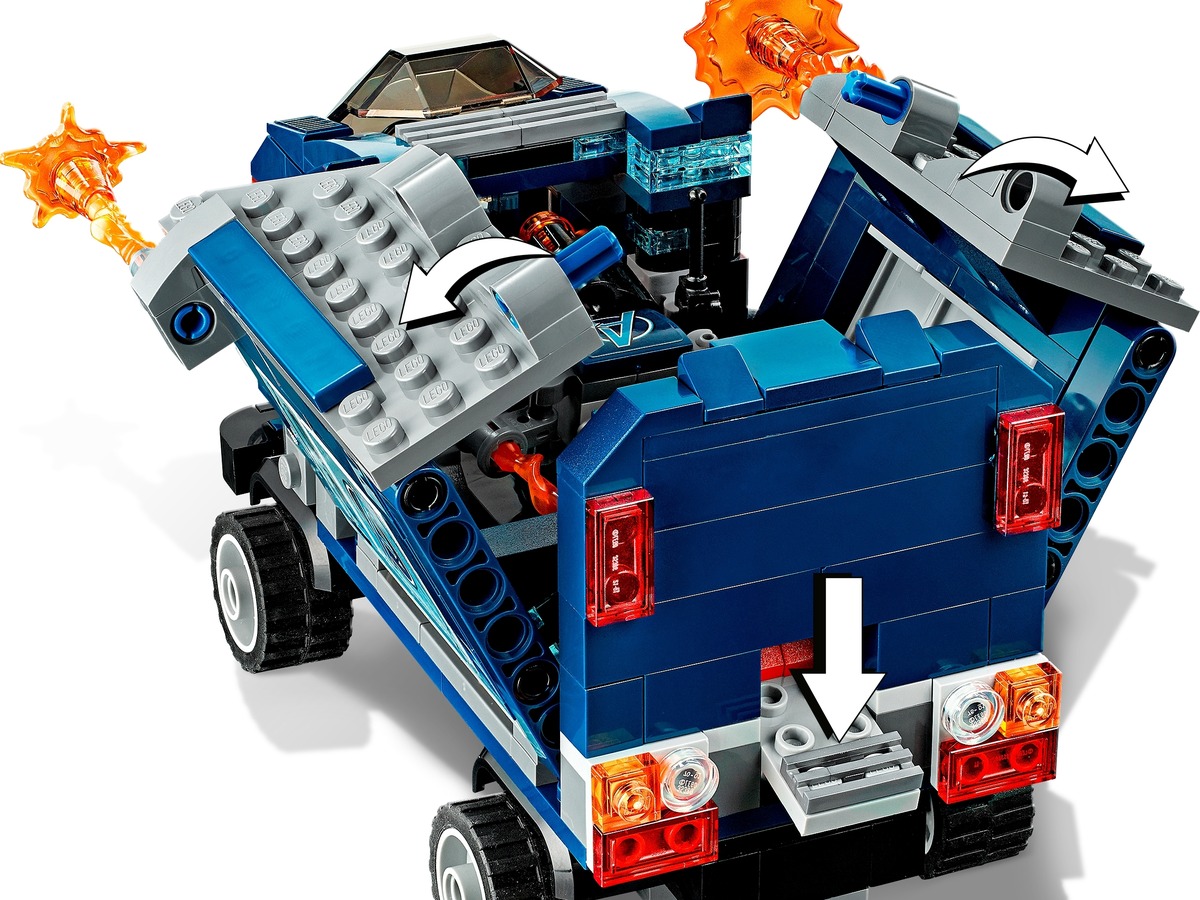 Мстители Нападение на грузовик Marvel Конструктор совместим с LEGO 76143